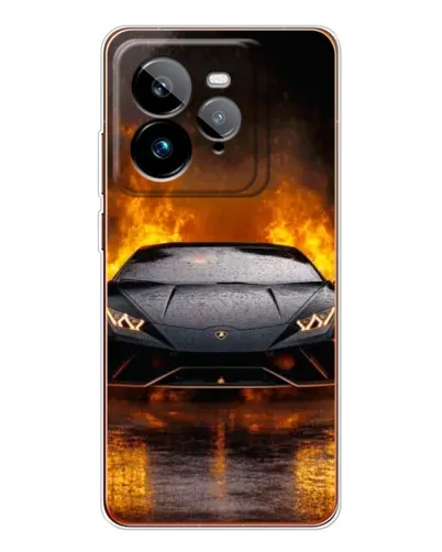 Чехол для Realme GT 7Pro с картинкой «Lamborghini в огне» Чехол для Realme GT 7Pro с картинкой «Lamborghini в огне»