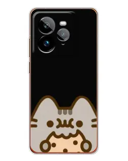 Чохол для Realme GT 7Pro з картинкою «Пушин на чорному»