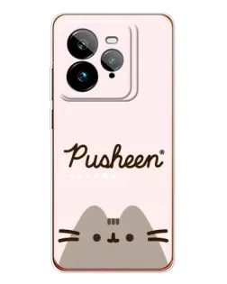 Чохол для Realme GT 7Pro з картинкою «Pusheen логотип»