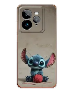 Чехол для Realme GT 7Pro с картинкой «Стич на коричневом фоне» Чехол для Realme GT 7Pro с картинкой «Стич на коричневом фоне»