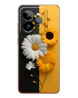 Чохол для Realme GT 7Pro з картинкою «Соняшник та ромашка»