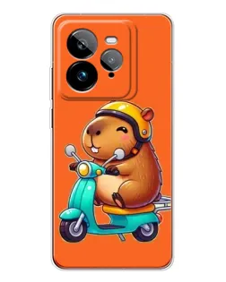 Чохол для Realme GT 7Pro з картинкою «Капібара на скутері» Чохол для Realme GT 7Pro з картинкою «Капібара на скутері»