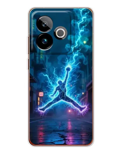 Чохол для Realme GT 7T з картинкою «Jordan Gold Jumpman»