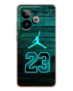 Чохол для Realme GT 7T з картинкою «Jordan Cyan 23»