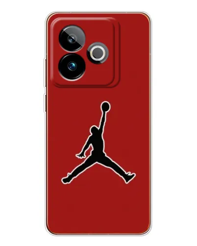 Чохол для Realme GT 7T з картинкою «Jordan Red Back»