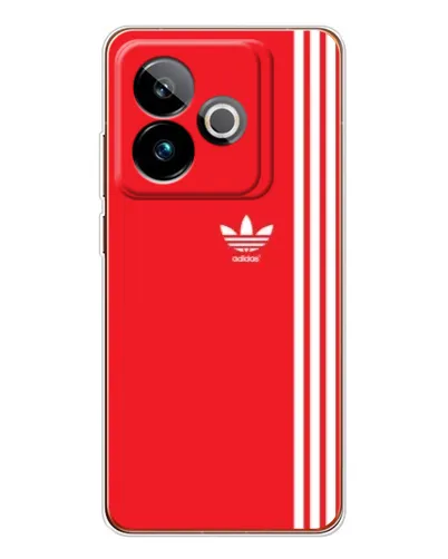 Чохол для Realme GT 7T з картинкою «Червоний мінімалізм Adidas»