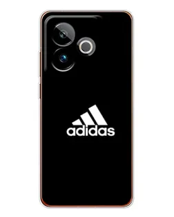 Чохол для Realme GT 7T з картинкою «Чорна класика Adidas»