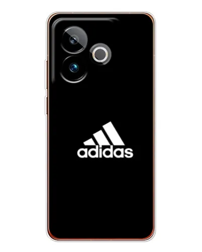Чохол для Realme GT 7T з картинкою «Чорна класика Adidas»