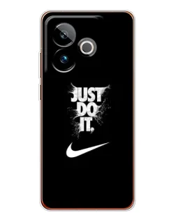 Чехол для Realme GT 7T с картинкой «Текстовый принт Nike»
