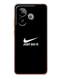 Чехол для Realme GT 7T с картинкой «Минимализм от Nike»