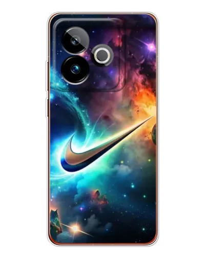 Чехол для Realme GT 7T с картинкой «Космический Nike Swoosh» Чехол для Realme GT 7T с картинкой «Космический Nike Swoosh»