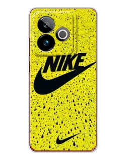 Чехол для Realme GT 7T с картинкой «Желтый текстурный Nike»