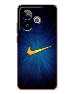 Чохол для Realme GT 7T з картинкою «Синій пульс Nike»