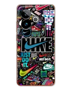 Чохол для Realme GT 7T з картинкою «Яскравий колаж Nike»
