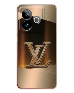 Чохол для Realme GT 7T з картинкою «LV — золоте сяйво»