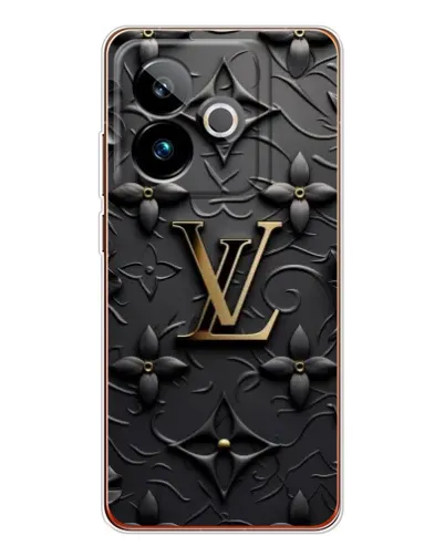 Чохол для Realme GT 7T з картинкою «Шкіряна текстура LV»