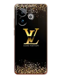 Чохол для Realme GT 7T з картинкою «LV — золоті іскри»