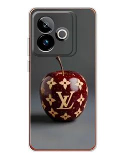 Чохол для Realme GT 7T з картинкою «Червоне яблуко LV»