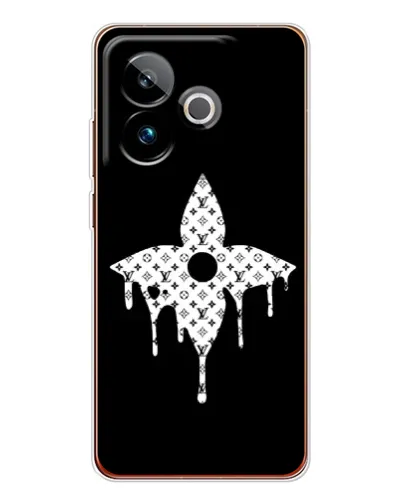 Чохол для Realme GT 7T з картинкою «Квіткова монограма»