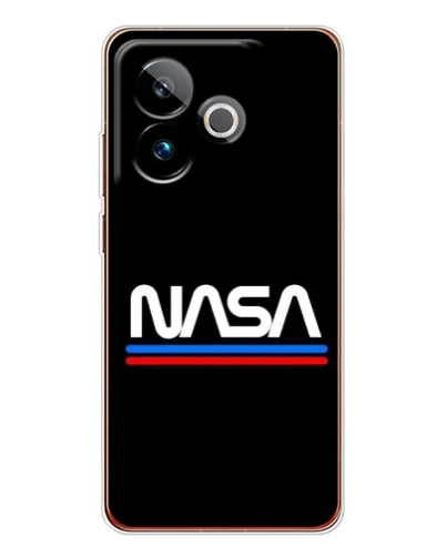 Чохол для Realme GT 7T з картинкою «NASA — класика Red Blue»