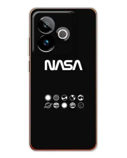 Чохол для Realme GT 7T з картинкою «NASA — технічний принт»
