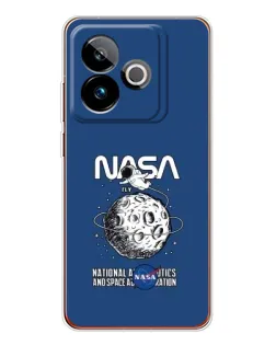Чохол для Realme GT 7T з картинкою «NASA — місячна місія»