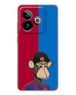 Чохол для Realme GT 7T з картинкою «Bored Ape — фанат Барси»