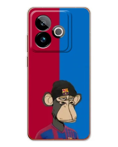 Чохол для Realme GT 7T з картинкою «Bored Ape — фанат Барси»