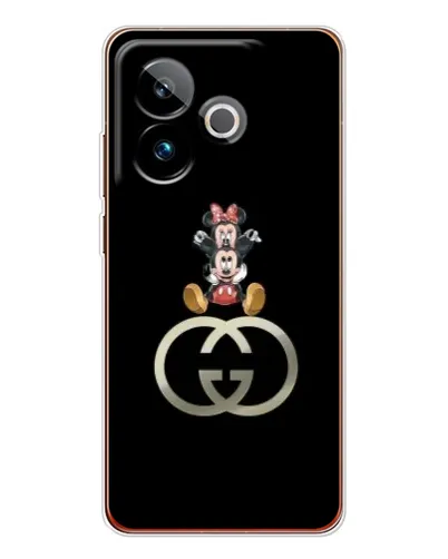 Чохол для Realme GT 7T з картинкою «Мінні Маус на лого»