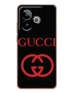 Чохол для Realme GT 7T з картинкою «Gucci — червоний логотип»