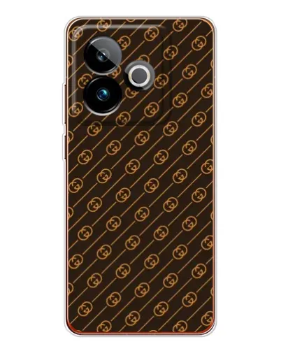 Чохол для Realme GT 7T з картинкою «Gucci — золоті діагоналі»