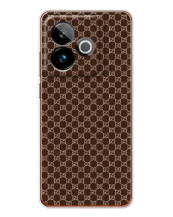 Чохол для Realme GT 7T з картинкою «Gucci — шоколадна сітка»