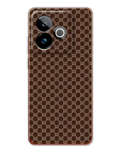 Чохол для Realme GT 7T з картинкою «Gucci — шоколадна сітка» Чохол для Realme GT 7T з картинкою «Gucci — шоколадна сітка»