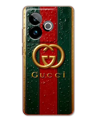 Чохол для Realme GT 7T з картинкою «Gucci — фірмова смуга та золото» Чохол для Realme GT 7T з картинкою «Gucci — фірмова смуга та золото»