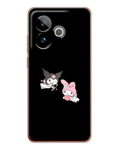 Чохол для Realme GT 7T з картинкою «My Melody та Kuromi» Чохол для Realme GT 7T з картинкою «My Melody та Kuromi»
