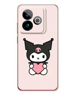 Чохол для Realme GT 7T з картинкою «Kuromi та серце» Чохол для Realme GT 7T з картинкою «Kuromi та серце»