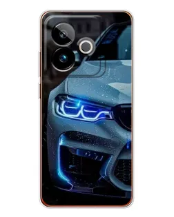 Чохол для Realme GT 7T з картинкою «Погляд BMW з синіми фарами» Чохол для Realme GT 7T з картинкою «Погляд BMW з синіми фарами»