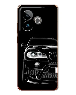 Чохол для Realme GT 7T з картинкою «Темний силует BMW»