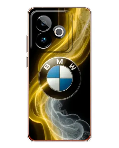 Чохол для Realme GT 7T з картинкою «Золотистий дим BMW» Чохол для Realme GT 7T з картинкою «Золотистий дим BMW»