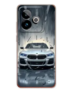 Чохол для Realme GT 7T з картинкою «BMW у світлі фар»