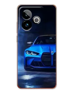 Чохол для Realme GT 7T з картинкою «Блакитна BMW M4»