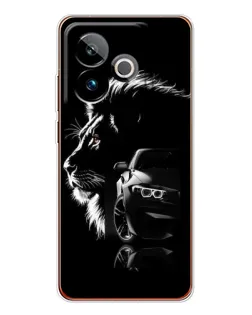 Чохол для Realme GT 7T з картинкою «BMW та лев»