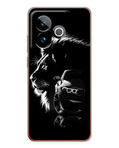 Чохол для Realme GT 7T з картинкою «BMW та лев» Чохол для Realme GT 7T з картинкою «BMW та лев»