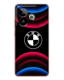 Чохол для Realme GT 7T з картинкою «Логотип BMW та неонові дуги»