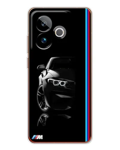 Чохол для Realme GT 7T з картинкою «Силует BMW в темряві» Чохол для Realme GT 7T з картинкою «Силует BMW в темряві»