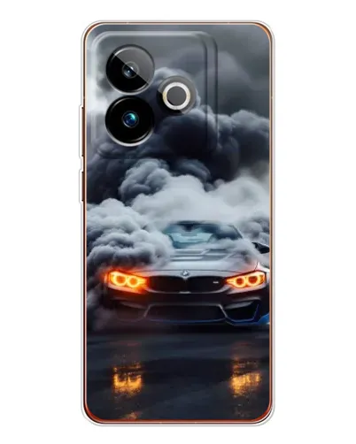 Чохол для Realme GT 7T з картинкою «BMW у диму» Чохол для Realme GT 7T з картинкою «BMW у диму»