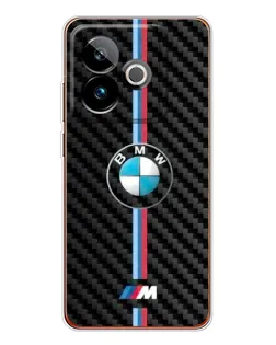 Чохол для Realme GT 7T з картинкою «Емблема BMW та карбон»