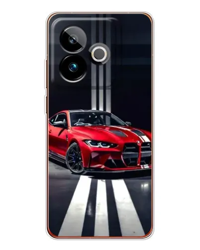 Чохол для Realme GT 7T з картинкою «Червона BMW на дорозі» Чохол для Realme GT 7T з картинкою «Червона BMW на дорозі»