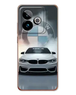 Чехол для Realme GT 7T с картинкой «BMW в белом дыму» Чехол для Realme GT 7T с картинкой «BMW в белом дыму»