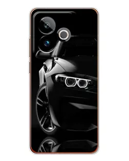 Чехол для Realme GT 7T с картинкой «Черная BMW — профиль» Чехол для Realme GT 7T с картинкой «Черная BMW — профиль»